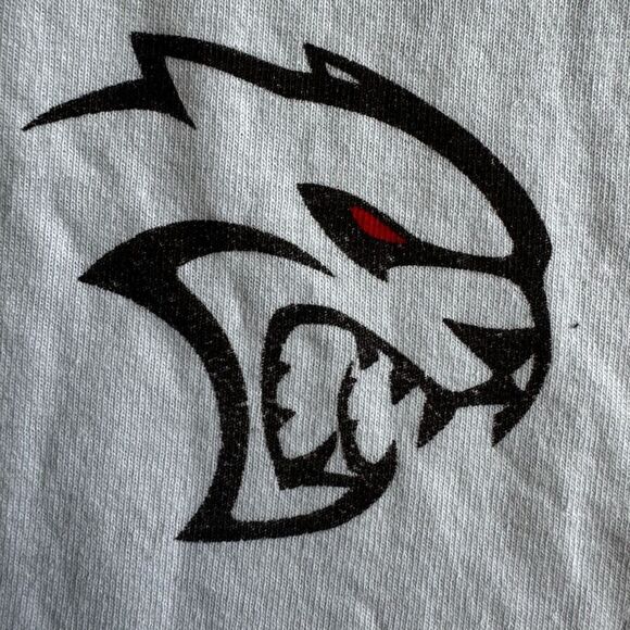 Dodge Racing Hellcat White Vintage Style T-Shirt Size XL - Picture 2 of 4